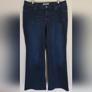 Levi's 529 Women's Curvy Bootcut Denim Stretch Jeans Sz 16